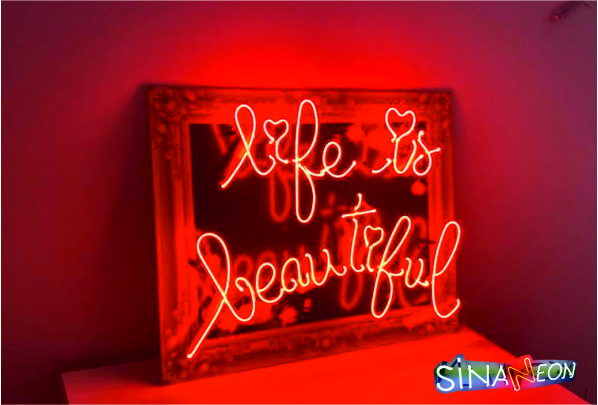 life is beautiful led neon sign