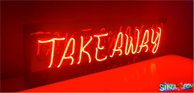 takeaway neon tabela