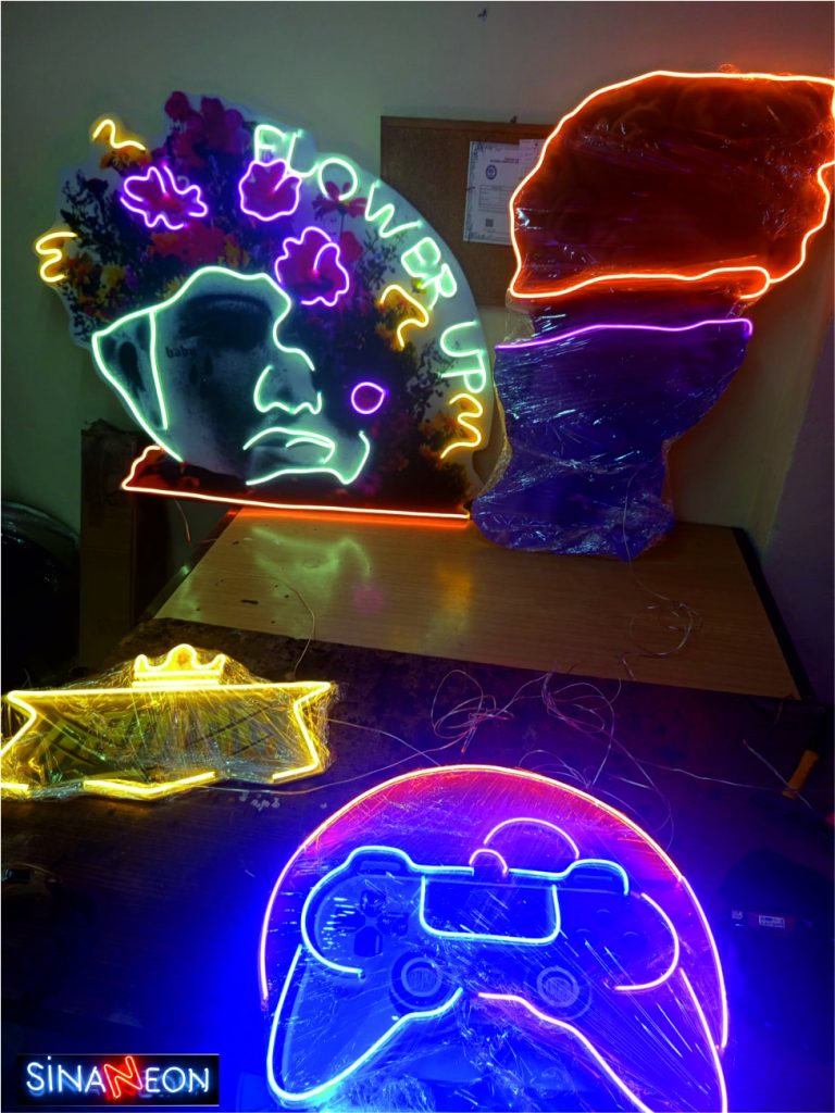 playstation konsol led neon